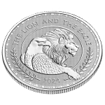 NEU* 1 Unze Silber LÖWE & AMERICAN EAGLE 2024 BU - UK Großbritannien - 2. Ausgabe Serie Respekt & Harmonie der USA & United Kingdom - Erste Bullionmünze der Royal Mint UK + US Mint *