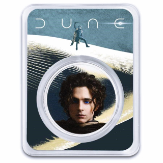 NEU* 1 oz Silber Round 2024 - DUNE Blue Eyes Paul - Duke of House Atreides - Coin Card