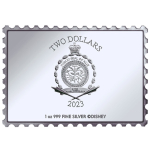1 oz Niue 2023 Briefmarkenmünze - PETER PAN - 100 Jahre Walt Disney - 1 NZ$