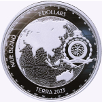 1 oz Tokelau 2023 Prooflike - TERRA - Gilded Hologramm -  5 NZ$