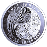 NEU* 1 Unze Silber Tokelau 2024 BU - EQUILIBRIUM - Serie Equilibrium - 5 $