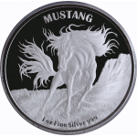 Einzelstück** 1 oz Tokelau 2024 PROOFLIKE - MUSTANG...