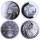 NEU * 4 x 1 Unze Silber-SET Tokelau 2024 BU - CHRONOS + TERRA + MAGNUM OPUS + EQUILIBRIUM - 5 $