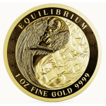 1 Unze Gold Tokelau 2024 Pooflike - EQUILIBRIUM - 100 NZ$