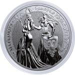 1 Unze Silber Allegories 2019 BU - GERMANIA & BRITANNIA - Germania Mint - Serie Die Allegories