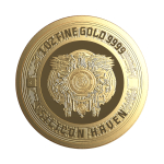 NEU* 1 oz Gold Silicon Haven 2024 Prooflike - KI Künstliche Intelligenz - Artificial Intelligence -  1000 Bytecoins
