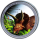 AURINUM*SUMMER*SALE** 1 Unze Silber Kongo 2024 COLOR - TRICERATOPS - Serie Prehistoric Life - Ausgabe 13 - BU - 20 Frs