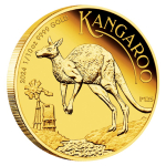 1/10 Unze Gold Australien 2024 Proof -  Känguru - Kangaroo -15 AUD