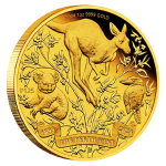 1 Unze Gold Australien 2024 Proof - 125 Jahre PERTH MINT - Koala Känguru Kookaburra - 100 AU$