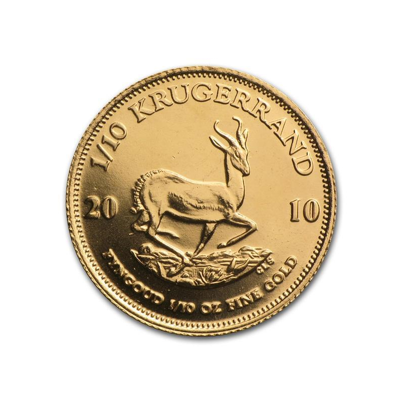 1/10 Unze Gold Krügerrand Südafrika BU divers