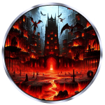 LETZTE* 1 oz LUZIFER 2024 ANGELS & DEMONS -  Ewiger Kampf GUT vs. BÖSE  Serie Ausgabe 1 - Ruthenium / Palladium Color Digitalprägung - STARTMOTIV *