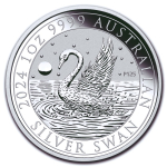 NEU* 1 Unze Silber Schwan 2024 BU Australien 1 AU$ Perth...
