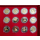 12 x 32 g Bimetall China Lunar - Zodiac - Medaillenset  - offizielle Gedenkmedaillen - Box + Zertifikat - China Money Stamp Company