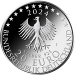 Deutschland 20 Euro Silber 2024 BU -Immanuel Kant