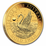 1 Unze Gold - Schwan -  Swan - 2024 BU Australien 100 AUD...
