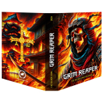 1 oz GRIM REAPER 2024 - SAMURAI REAPER -  Grim Reaper - Armageddon der Zukunft - Black Ruthenium Color - * Ausgabe 2 * VORVERKAUF !