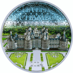 2 oz Silber Cook Islands 2024 Proof - CHATEAU de CHAMBORD Schloss Chambord - Coin Invest Liechtenstein - 10 $