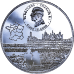 5 oz Silber Cook Islands 2024 Proof - CHATEAU de CHAMBORD Schloss Chambord - Coin Invest Liechtenstein - 25 $