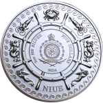 Top*Angebot** 2 oz Niue 2024 Proof - DIE SEESCHLANGE - SEA SERPENT - Mystische Kreaturen ausgabe 3 - Silber 5 NZ$