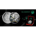 Top*Angebot** 2 oz Niue 2024 Proof - DIE SEESCHLANGE - SEA SERPENT - Mystische Kreaturen ausgabe 3 - Silber 5 NZ$