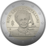 2 Euro Italien 2024 - Medizin-Nobelpreisträgerin Rita Levi-Montalcini  - bankfrisch bfr.- Lieferung lose