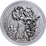 2 oz Ruanda 2024 DOUBLE OUNCE - LEOPARD - PIEDFORT...