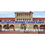 1 oz Australien 2024 GILDED Proof  - WEDGE TAILED EAGLE Keilschwanzadler - High Relief - 10 Jahre Edition - Erstmals mit King Charles  - Silber - 1 AUD