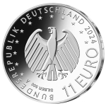 Deutschland 11 Euro Silber 2024 BU - Fußball-Europameisterschaft - Prägestätte A Berlin