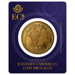 1 oz Gold St. Kitts & Nevis 2023, 10 Dollar, MUSCHELSCHALE - CONCH SHELL - EC8 Serie - Karibische Motive, EC8  1 Unze Gold, 1 oz BU