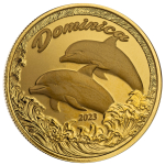 Dominica, 10 Dollar, 2023 Prooflike - DELFINE - EC8 Serie...