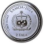 NEU * 1 Unze Silber Samoa 2024 Prooflike - ST. GEORGE...