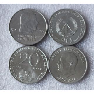 20 Mark DDR - ERNST THÄLMANN - Deutsche Demokratrische Republik Hammer & Sichel