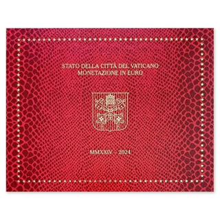 Vatikan-Stadt 3,88 Euro 2024 BU Kursmünzensatz - Coin Card