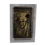 2 oz Mali 2022 Black Antique - Pharao & Gott Re-Harachte in ÄGYPTEN - ICONS of HERITAGE - 1 Karat ONYX *AAA* - Die Verschmelzung der Gottheiten Re & Horus