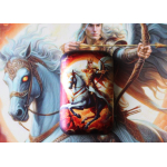 2 oz Silber Motivbarren - VIER REITER der APOKALYPSE  - DER REITER auf dem WEISSEN PFERD - Antichrist - Das JÜNGSTE GERICHT - Apokalypse