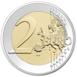 Estland 2 Euro 2024 Nationalblume - Kornblume bfr