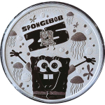 1 oz Tuvalu 2024 BU - SPONGEBOB - Schwammkopf - 25 Jahre...