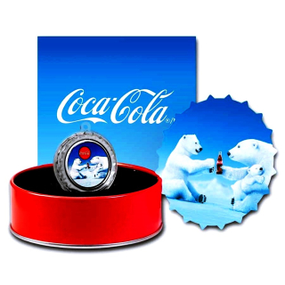 LETZMALIG* 6 g Silber Niue 2023 Proof - Der COCA COLA EISBÄR - 1 NZ$