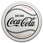 NEU* 1 oz Silber Round 2023 BU - COCA COLA - After the Game Pause for a Coke -  Coin Card TEP - USA