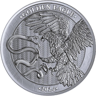 NEU* 1 oz Malta 5 Euro 2024 GOLDEN EAGLE - ADLER vs SCHLANGE - Der Kampf Gut vs Böse - EAGLE vs Snake