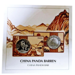 30 g Silber China Panda 2024 im 3 oz Kupferbarren mit Chinesischen Motiven