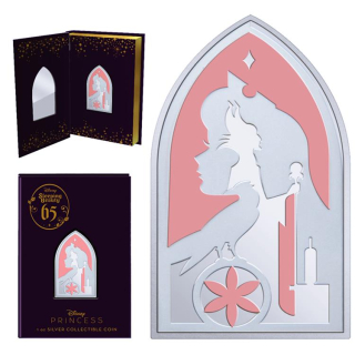 1 oz Niue 2024 Proof - DORNRÖSCHEN DISNEY - 65. Jubiläum - Silber 2NZ$
