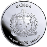 NEU* 1 oz Samoa 2024 BU - WONDER WOMAN - 5 $ - Serie DC...