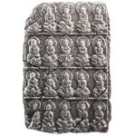 AURINUM*SUMMER*SALE** 2 oz Südkorea - BUDDHA HERITAGE Gyeyu Year Buddhist Stele of Amitabha - Silber ULTRA HIGH RELIEF  Samttasche