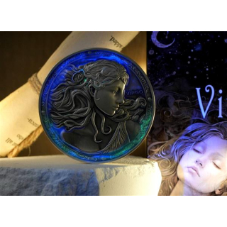 5 oz Kamerun 2025 - VIRGO JUNGFRAU - Antique UV - Effekt - 2000 Francs - Innovativserie !