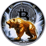 NEU* 2 x 1 oz USA 2024 SET- BULLE & BÄR - BULL & BEAR - Börse - Bitcoin - American Eagle Liberty - SilberEdition Color