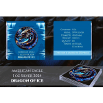 NEU* 1 oz USA 2024 American Eagle - Der EISDRACHE - Jahr...