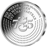 Deutschland 20 Euro Silber 2024 BU - 75 Jahre Grundgesetz