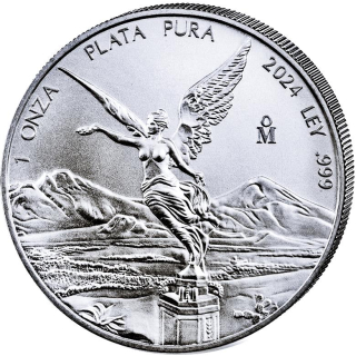 Bestellbar* 1 oz Mexico Libertad 2024 BU - Silber 1 Onza