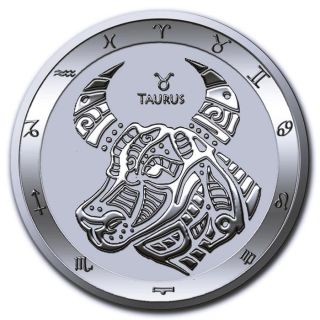 NEU* 1 oz Tokelau 2024 BU - Sternzeichen Zodiac - TAURUS STIER - silber 5 $